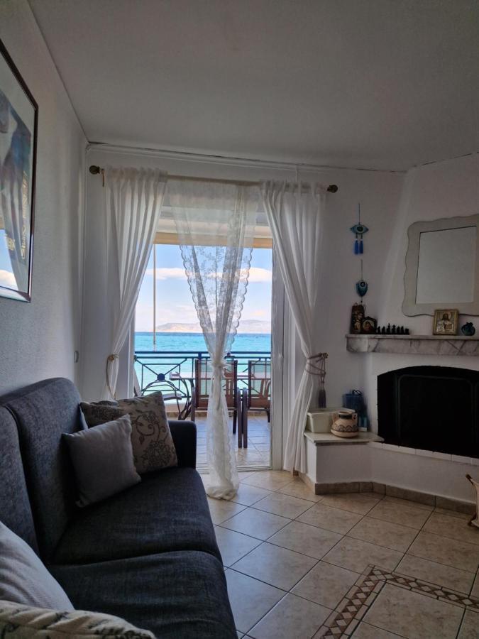 Korinthian Sea View Apartment Nerantza ภายนอก รูปภาพ