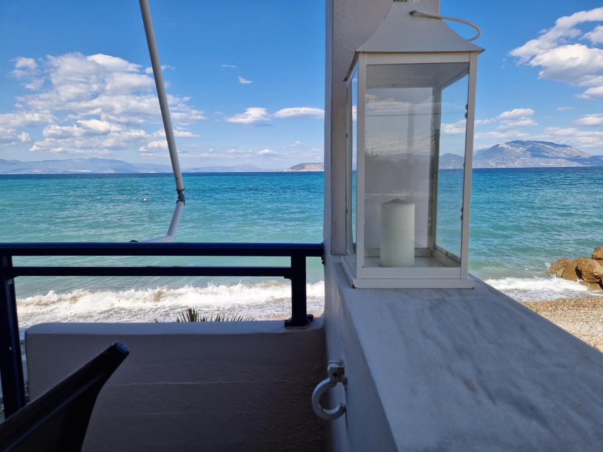 Korinthian Sea View Apartment Nerantza ภายนอก รูปภาพ