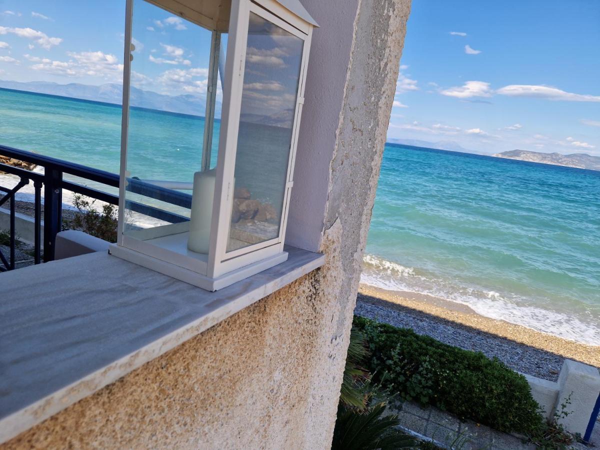 Korinthian Sea View Apartment Nerantza ภายนอก รูปภาพ